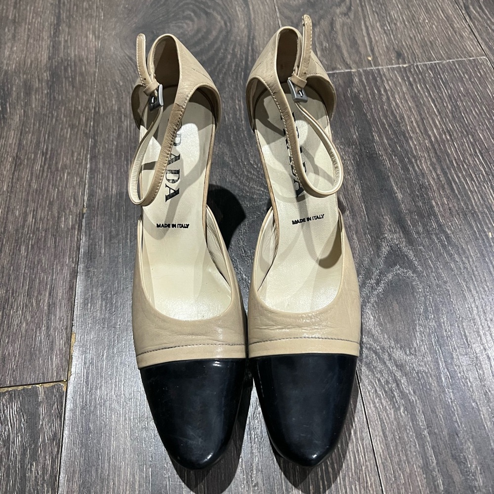 Prada High Heels Cute Black And White